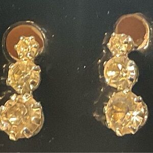 Lulu-B Radiant Gold Crystal Earrings